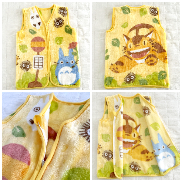日本超人氣宮崎駿系列 兒童珊瑚絨保暖背心(2款可選):圖片 8
