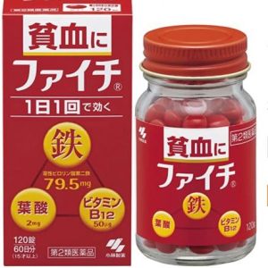 日本🇯🇵小林製藥 貧血改善補鐵錠 120錠/60日